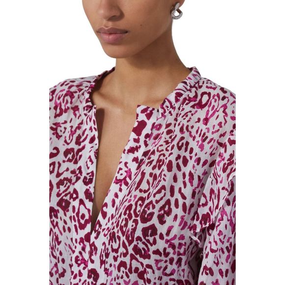 IRO Gira Dress Pink/White Size 40 - Picture 4 of 13